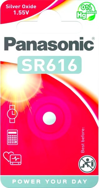 Батарейка Panasonic SR-616EL/1B - фото