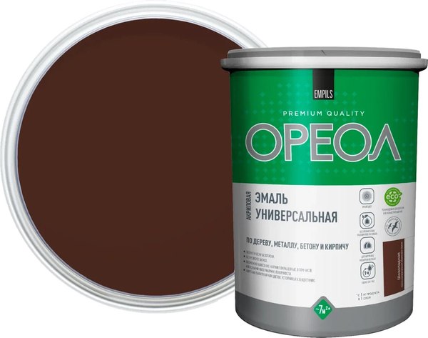 Эмаль Ореол Акриловая полуматовая - фото