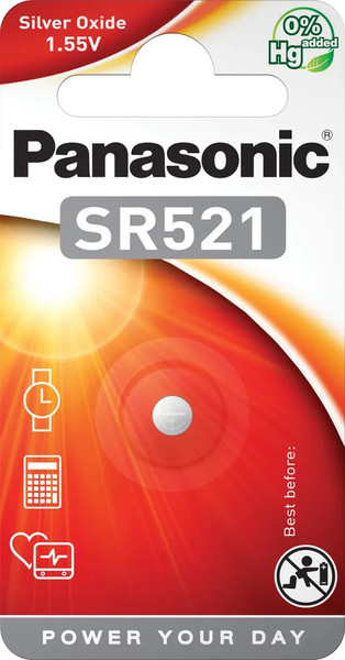 Батарейка Panasonic SR-521EL/1B - фото