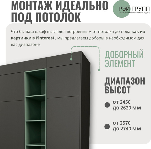 Шкаф Рэйгрупп Рэй S262-В13-2-EBЕ В13-2