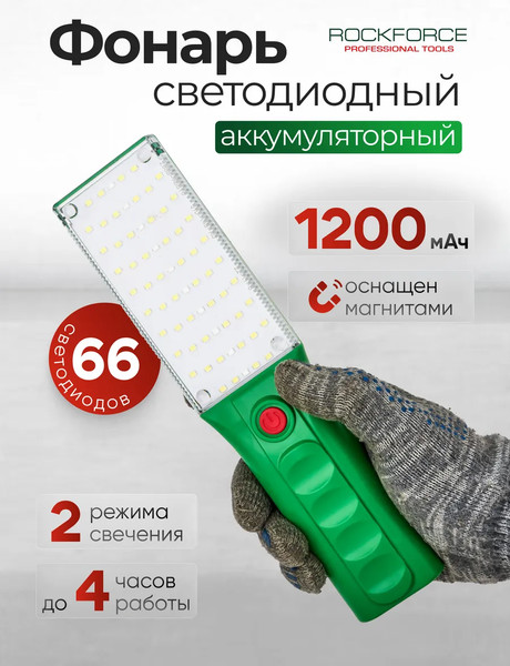 Фонарь RockForce RF-TH2159 (65839)