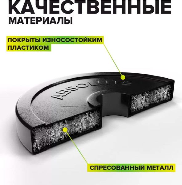 Набор дисков для штанги Absolute Champion АЧ 12749