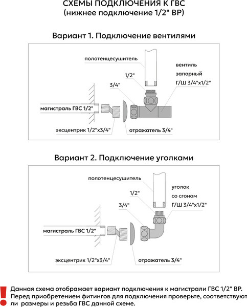 Полотенцесушитель водяной El-term Рейн П5 500х700