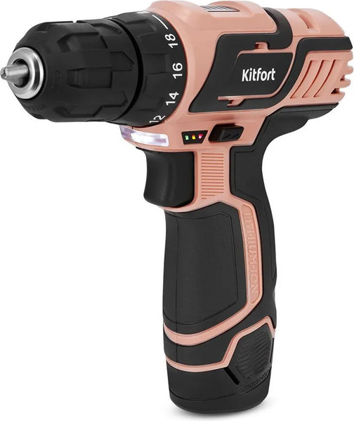 Аккумуляторная дрель-шуруповерт Kitfort КТ-6493 - фото