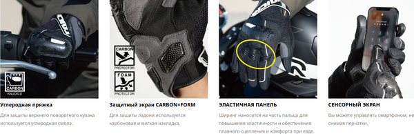 Мотоперчатки Taichi Armed Winter RST647-BK51-XL