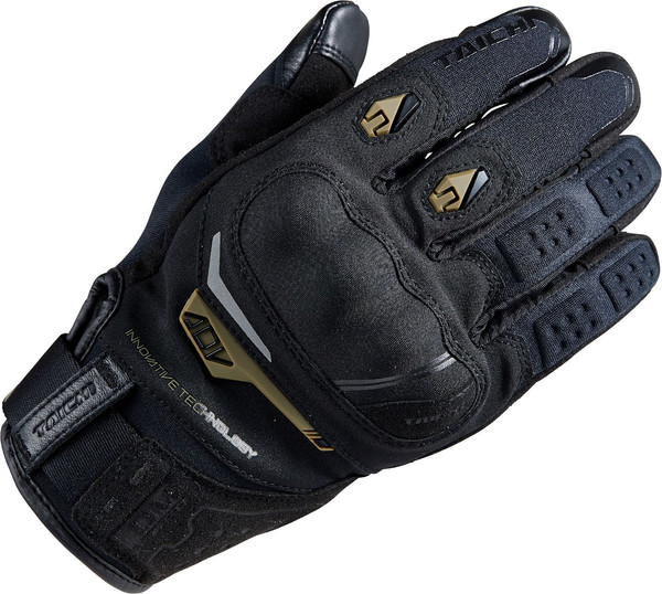 Мотоперчатки Taichi Drymaster Compass RST451-BK01-S (S, черный/хаки) - фото