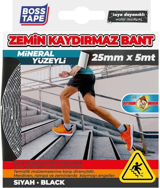 Скотч противоскользящий Boss Tape Для ступеней 25мм / AST25x5 - фото