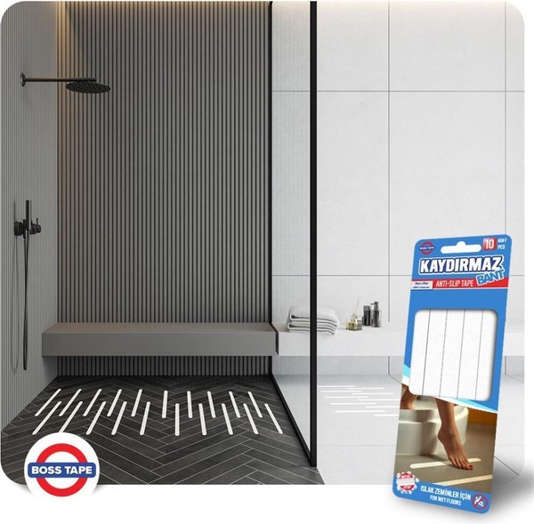 Скотч противоскользящий Boss Tape Для ванной комнаты 19мм / ASTB19x20