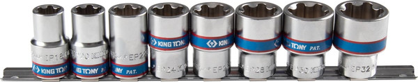 Набор головок слесарных King TONY 4E08PR