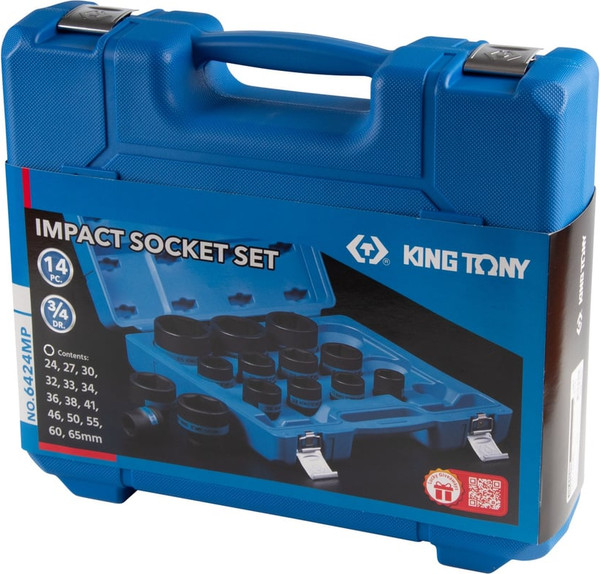 Набор головок слесарных King TONY 6424MP