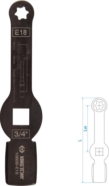 Гаечный ключ King TONY 10B0B-E18