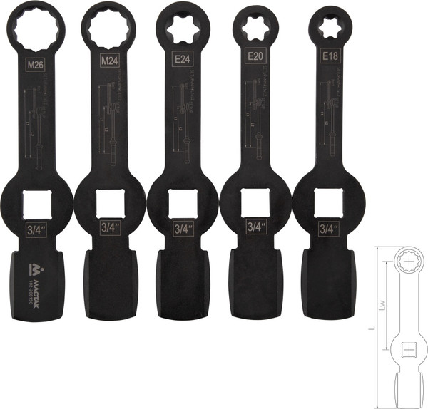 Набор автоинструмента Мастак 102-20015C
