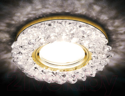 Точечный светильник Ambrella S701 CL/GD/WH