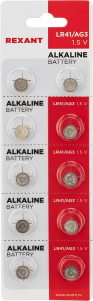Комплект батареек Rexant 30-1038 - фото