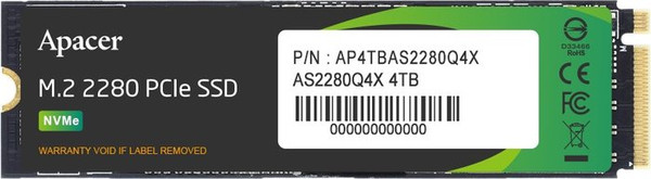 SSD диск Apacer 4TB (AP4TBAS2280Q4X-1)