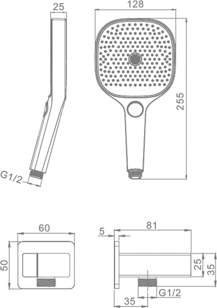 Душевая система со смесителем Raglo R01272.053040.09