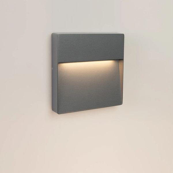 Светильник уличный Arlight LGD-TRACE-S215x215-8W Warm3000 GR / 029958 - фото