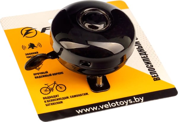 Звонок для велосипеда FAVORIT TD-0201BK - фото