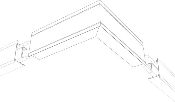 Угол профиля для светодиодной ленты Arlight SL-LINIA65-F внешний / 030125