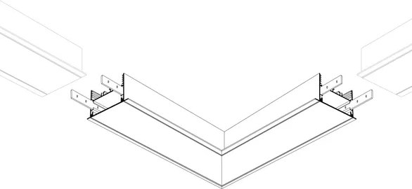 Угол профиля для светодиодной ленты Arlight SL-LINIA65-F / 030126
