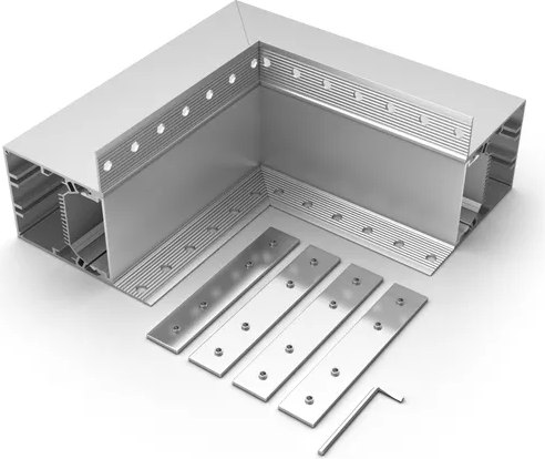 Угол профиля для светодиодной ленты Arlight SL-LINIA55-FANTOM-EDGE внутренний / 030136 - фото