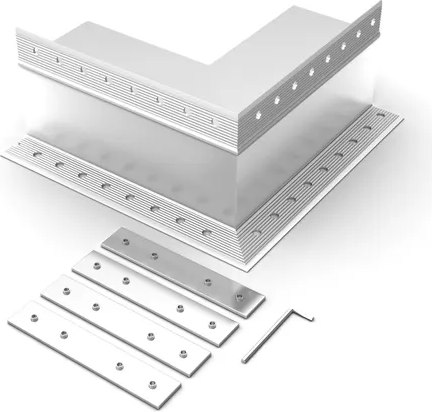 Угол профиля для светодиодной ленты Arlight SL-LINIA55-FANTOM-EDGE внешний / 030137 - фото