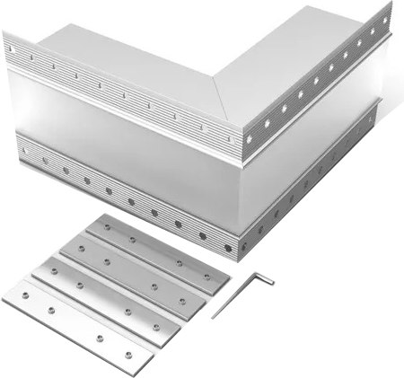 Угол профиля для светодиодной ленты Arlight SL-LINIA55-FANTOM внешний / 030131 - фото