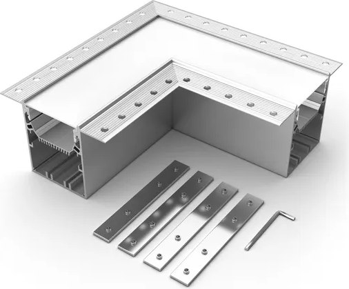 Угол профиля для светодиодной ленты Arlight SL-LINIA55-FANTOM / 030132 - фото