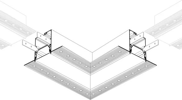Угол профиля для светодиодной ленты Arlight SL-LINIA55-FANTOM / 030132