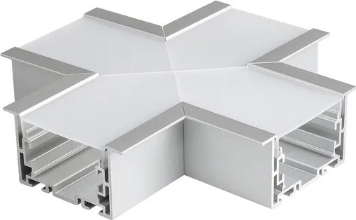 Коннектор для профиля для светодиодной ленты Arlight S2-LINIA69-F-X90 крестовой / 021281 - фото