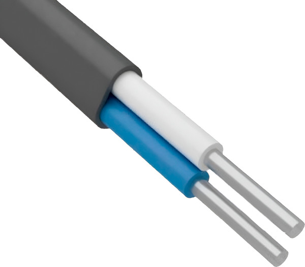 Кабель силовой БелРоскабель АВВГ-П 2х2.5 / 4814918086461 - фото