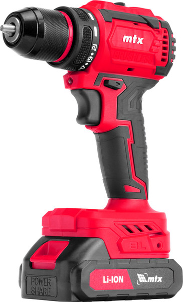 Аккумуляторная дрель-шуруповерт MTX CDS-BL-20 / 26187 - фото
