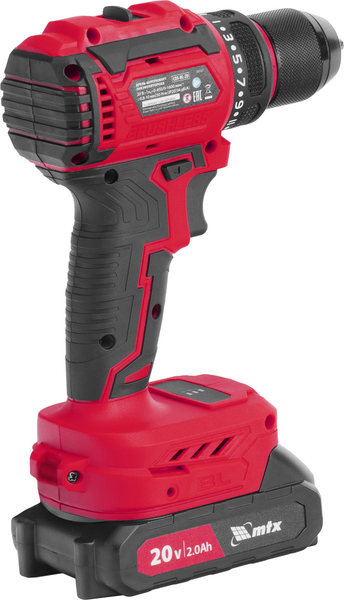 Аккумуляторная дрель-шуруповерт MTX CDS-BL-20 / 26187