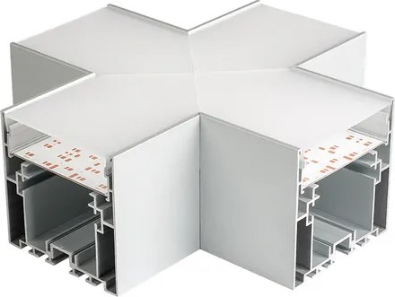 Коннектор для профиля для светодиодной ленты Arlight S2-LINE-7977-X90 крестовой / 021265 - фото