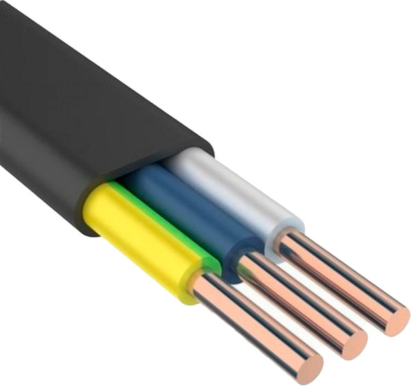 Кабель силовой БелРоскабель ВВГ-Пнг(A)-LS 3х4 / 4814918068382 - фото