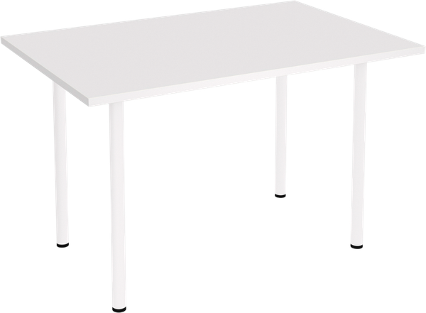 Обеденный стол Sheffilton SHT-TU66/TT 120x80 (белый/белый шагрень) - фото