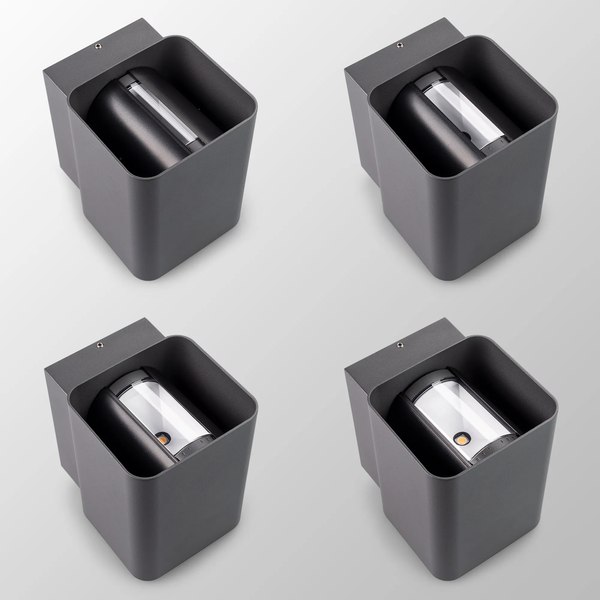 Бра уличное Arlight LGD-WALL-VARIO-S104x129-2x6W Warm2700 GR / 052704