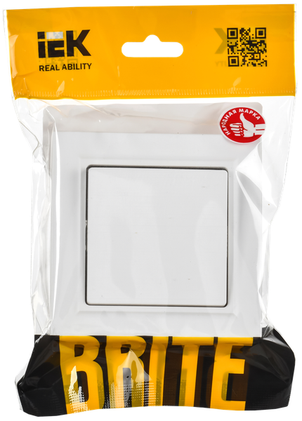 Выключатель IEK Brite BR-V10-0-10-K91-F