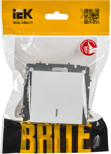 Выключатель IEK Brite BR-V12-1-10-K91