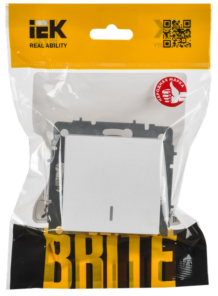 Выключатель IEK Brite BR-V10-1-10-K91