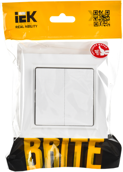 Выключатель IEK Brite BR-V20-0-10-K91-F - фото