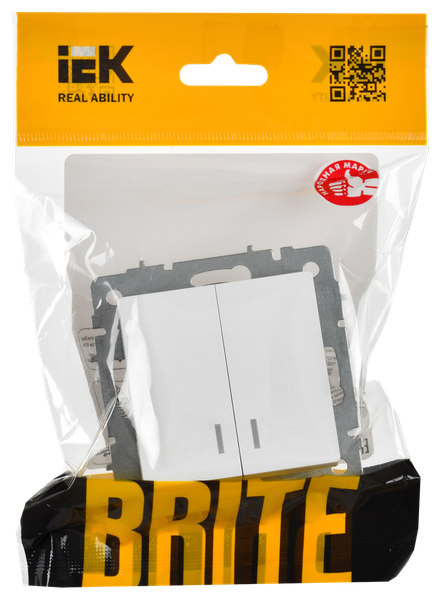 Выключатель IEK Brite BR-V20-1-10-K91