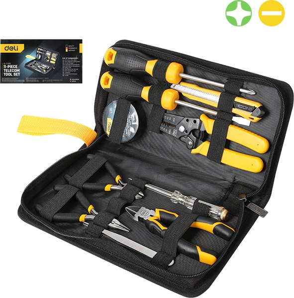Универсальный набор инструментов Deli EDL-C1011E