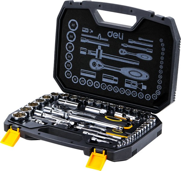 Универсальный набор инструментов Deli EDL1044 - фото