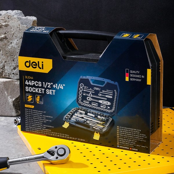 Универсальный набор инструментов Deli EDL1044