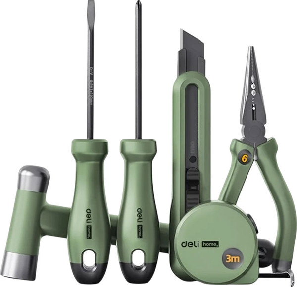 Универсальный набор инструментов Deli Home / HT0006L - фото