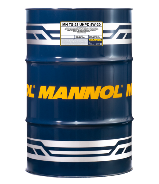 Моторное масло Mannol TS-23 UHPD 5W30 CK-4 / 7123 (208л) - фото