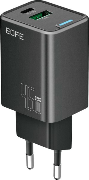Зарядное устройство сетевое EOFE 45W GaN / E406 - фото