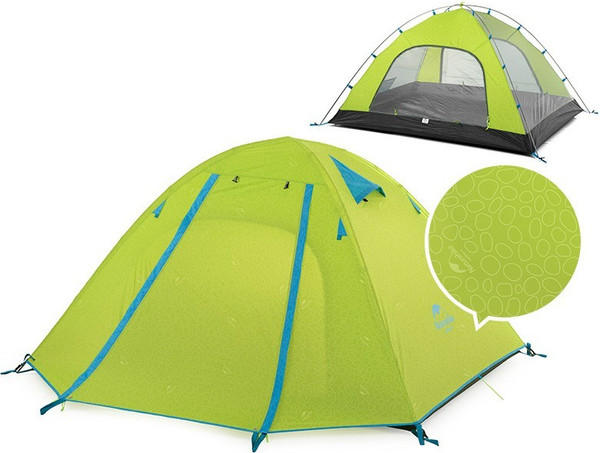 Палатка Naturehike P-Series NH18Z033-P 210T/65D / 6975641887492 (светло-зеленый)