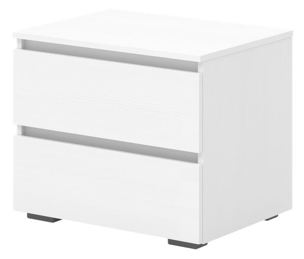 Прикроватная тумба Кортекс-мебель Бари 60 2ш - фото